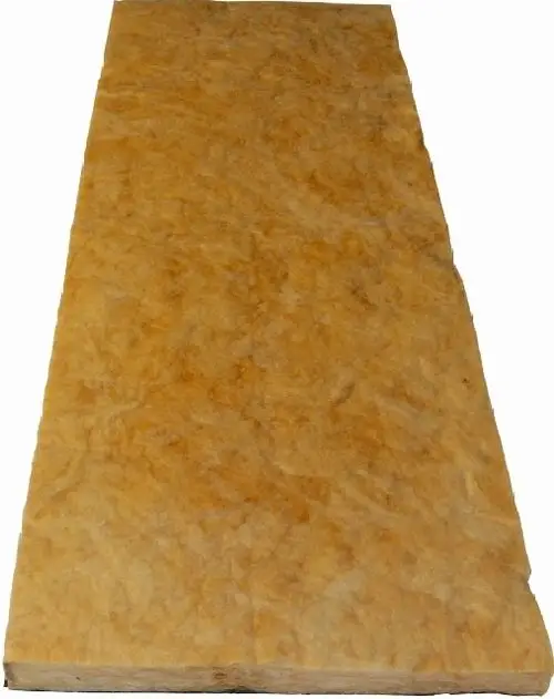 Wärmedämmplatte aus flexiblen Materialien, in rechteckiger Form, auf einem neutralen Hintergrund. Hergestellt von Wolf, geeignet für Dämmungsanwendungen.